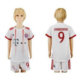 Bayern Munchen #9 Lewandowski SEC Away Kid Soccer Club Jersey