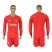 Juventus Blank Red Goalkeeper Long Sleeves Soccer Club Jersey