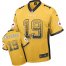 Nike Pittsburgh Steelers #19 JuJu Smith-Schuster Gold Mens Stitched NFL Elite Drift Fashion Jersey