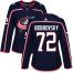 Adidas Columbus Blue Jackets #72 Sergei Bobrovsky Navy Blue Home Authentic Womens Stitched NHL Jersey