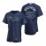 Tampa Bay Rays #56 Randy Arozarena Mens Nike Navy Alternate 2020 Authentic Team MLB Jersey