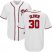 Washington Nationals #30 Koda Glover White New Cool Base Stitched Youth MLB Jersey