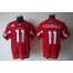 Nike Arizona Cardinals #11 Larry Fitzgerald Red Team Color With C Patch Mens Stitched NFL Elite Jersey