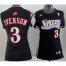 Cheap Women Philadelphia 76ers 3 Allen Iverson Black Revolution 30 Swingman NBA Jersey
