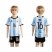 Argentina #16 Rojo Home Kid Soccer Country Jersey