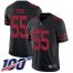 Nike San Francisco 49ers #55 Dee Ford Black Alternate Mens Stitched NFL 100th Season Vapor Limited Jersey