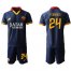 Roma #24 Florenzi Third Soccer Club Jersey