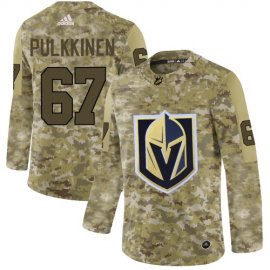 Adidas Vegas Golden Knights #67 Teemu Pulkkinen Camo Authentic Stitched NHL Jersey