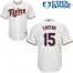 Minnesota Twins #15 Jason Castro White Cool Base Stitched Youth MLB Jersey