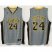 Los Angeles Lakers 24 Kobe Bryant Grey Static Fashion Swingman NBA Jersey Cheap