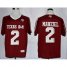 Texas A&M Aggies 2 Johnny Manziel Red College Football Authentic Techfit NCAA Jerseys