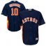 Houston Astros #10 Yuli Gurriel Navy Blue Cool Base Stitched Youth MLB Jersey