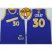 Warriors #30 Stephen Curry Blue Throwback The Finals Patch Stitched NBA Jersey