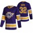 Los Angeles Kings #32 Jonathan Quick Black Mens Adidas 2020-21 Reverse Retro Alternate NHL Jersey