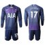 Tottenham Hotspur #17 Sissoko Away Long Sleeves Soccer Club Jersey