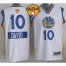 Warriors #10 David Lee White 2014-15 Christmas Day The Finals Patch Stitched NBA Jersey