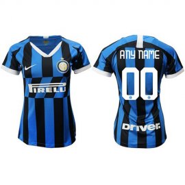 Womens Inter Milan Personalized Home Soccer Club Jersey