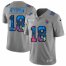 Minnesota Minnesota Vikings #18 Justin Jefferson Mens Nike Multi-Color 2020 NFL Crucial Catch NFL Jersey Greyheather