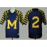 Michigan Wolverines 2# Charles Woodson Navy Blue Under The Lights College Football Jersey