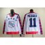 New York Rangers #11 Mark Messier White All Star CCM Throwback 75TH Stitched NHL Jersey