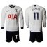 Tottenham Hotspur #11 Lamela Home Long Sleeves Soccer Club Jersey