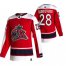 Columbus Blue Jackets #28 Oliver Bjorkstrand Red Mens Adidas 2020-21 Reverse Retro Alternate NHL Jersey