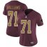 Nike Washington Football Team #71 Trent Williams Burgundy Red Alternate Womens Stitched NFL Vapor Untouchable Limited Jersey