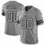 Los Angeles Chargers Custom Mens Nike Gray Gridiron II Vapor Untouchable Limited NFL Jersey