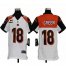 Nike Cincinnati Bengals #18 A.J. Green White With C Patch Youth Stitched NFL Elite Jersey
