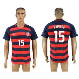 USA #15 Rapinoe Away Soccer Country Jersey