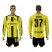 Dortmund #37 Durm Home Long Sleeves Soccer Club Jersey