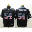 Nike Carolina Panthers #54 Shaq Thompson Black Mens Stitched NFL Elite USA Flag Fashion Jersey
