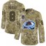 Adidas Colorado Avalanche #8 Cale Makar Camo 2022 Stanley Cup Champions Authentic Stitched NHL Jersey Mens