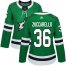Adidas Dallas Stars #36 Mats Zuccarello Green Home Authentic Womens Stitched NHL Jersey
