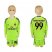 AC Milan #99 Donnarumma Shiny Green Long Sleeves Kid Soccer Club Jersey