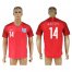 England #14 Walcott Away Soccer Country Jersey