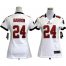 Nike Tampa Bay Buccaneers #24 Mark Barron White Womens Stitched NFL Elite Jersey