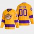 Los Angeles Kings Custom Team Throwback Classics Gold Mens Adidas 2022 Jersey