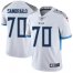 Nike Tennessee Titans #70 Ty Sambrailo White Mens Stitched NFL Vapor Untouchable Limited Jersey
