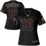 Nike Arizona Cardinals #10 DeAndre Hopkins Black Womens NFL Fashion Game Jersey