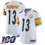 Nike Pittsburgh Steelers #13 James Washington White Mens Stitched NFL 100th Season Vapor Limited Jersey
