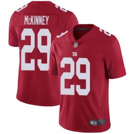 Nike New York Giants #29 Xavier McKinney Red Mens Stitched NFL Limited Inverted Legend Jersey