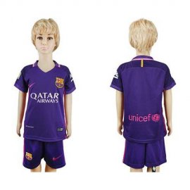Barcelona Blank Away Kid Soccer Club Jersey