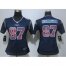 Nike New England Patriots #87 Rob Gronkowski Navy Blue Team Color Womens Stitched NFL Elite Strobe Jersey