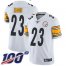 Nike Pittsburgh Steelers #23 Joe Haden White Mens Stitched NFL 100th Season Vapor Limited Jersey
