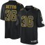 Nike Pittsburgh Steelers #36 Jerome Bettis Black Mens Stitched NFL Impact Limited Jersey