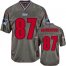Nike New England Patriots #87 Rob Gronkowski Grey Mens Stitched NFL Elite Vapor Jersey