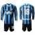 Inter Milan #18 Asamoah Home Long Sleeves Soccer Club Jersey