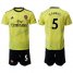 Arsenal #5 Gabriel Yellow Soccer Club Jersey