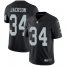 Nike Las Vegas Raiders #34 Bo Jackson Black Team Color Mens Stitched NFL Vapor Untouchable Limited Jersey